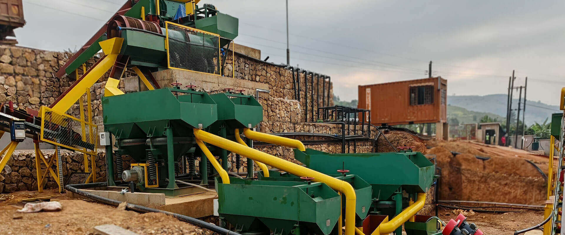 Tin ore processing plant