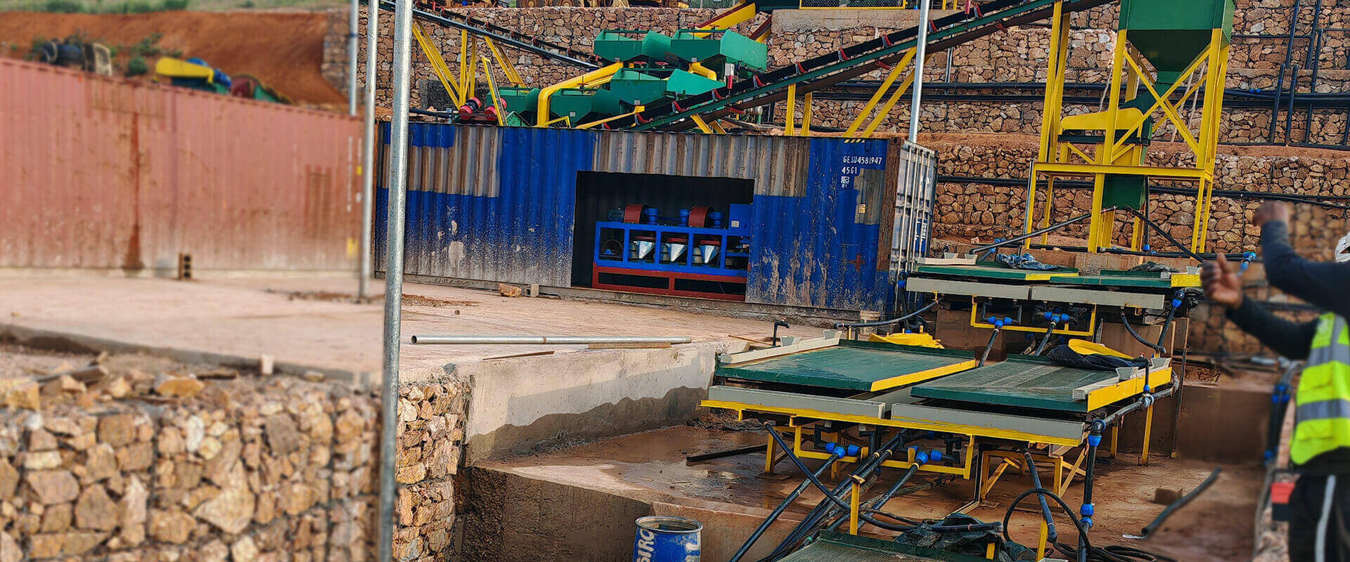 Tin ore processing plant