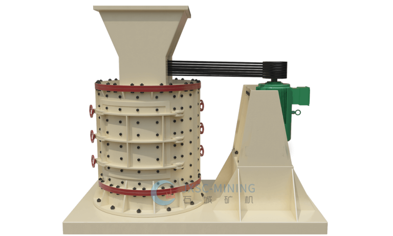 Vertical shaft compound crusher