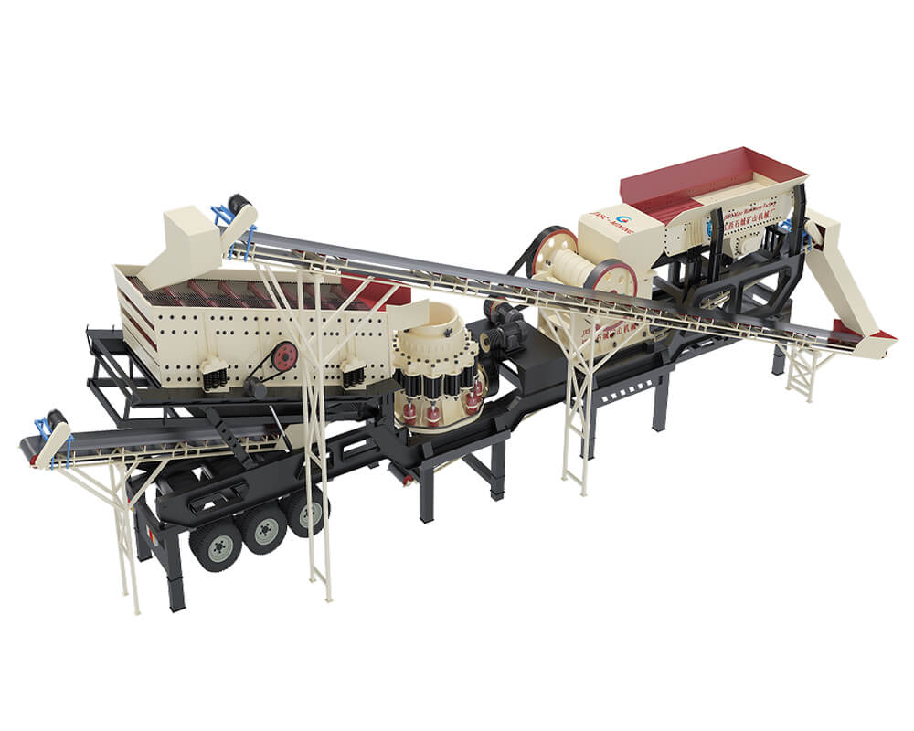 Wheeled Mobile Jaw+Cone Crusher