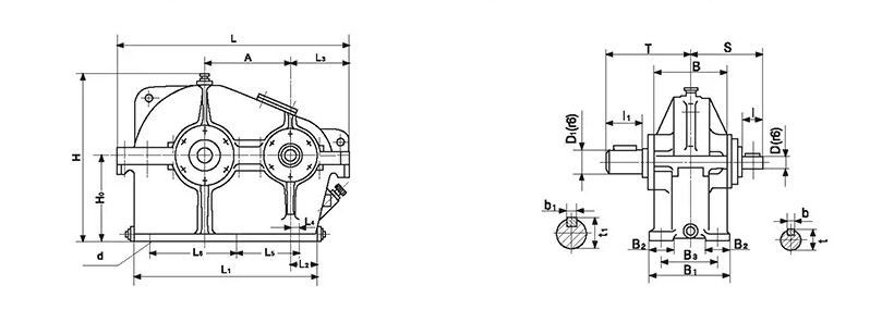 ZD, ZDH, ZDSH Cylindrical Gear Reducer