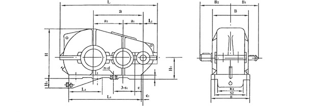 ZQ Series Gear Reducer Structure