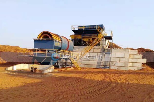 Australia 250tph Ilmenite processing plant on site