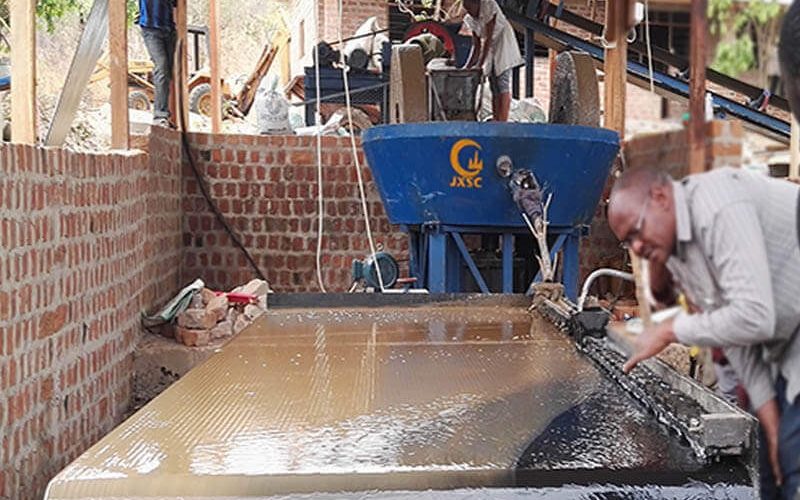 rock gold milling plant