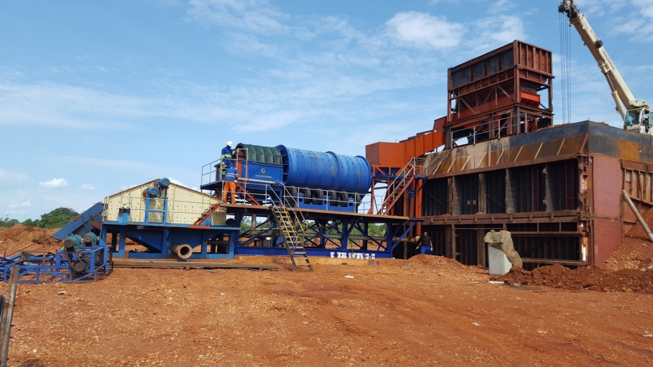 Gold wash Plant