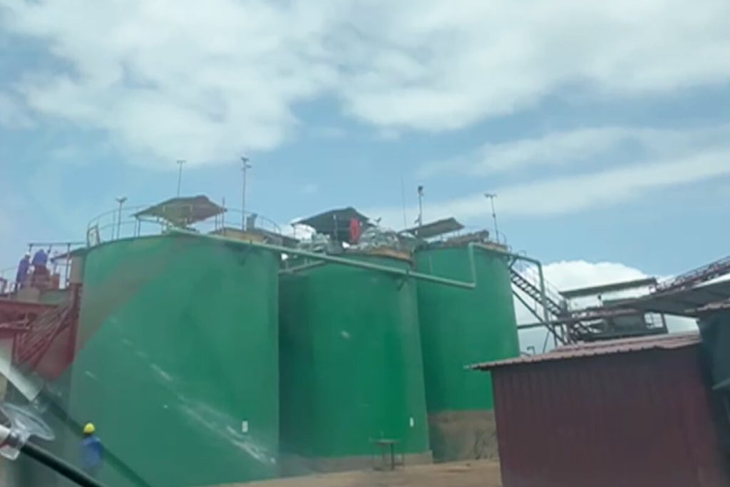 leaching site