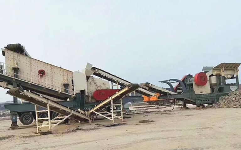 mobile stone crushing line