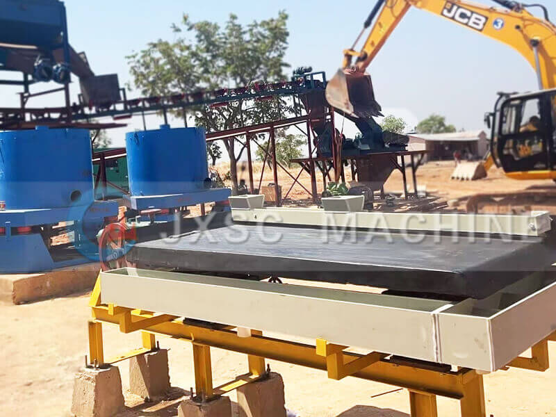 rock gold crushing plant