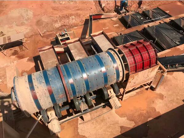 shaker table work with trommel scrubber in gold mining