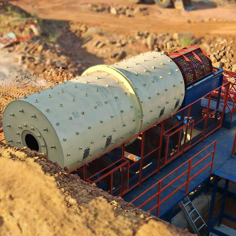 trommel scrubber
